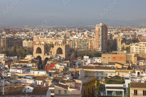 Panoramic view of Valencia, Spain