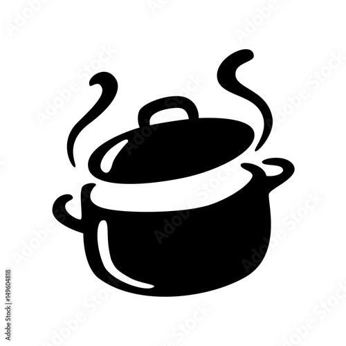 graphic hot pot, vector