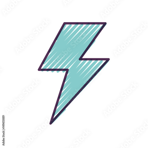 Free Download fantasy thunder ray icon vector illustration design - GFXLoad