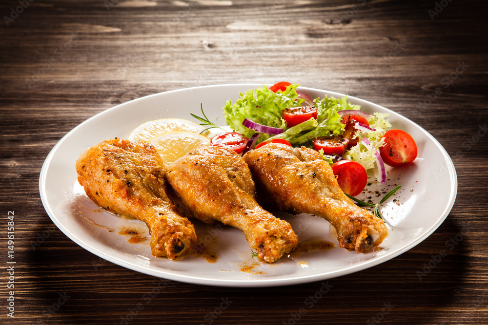 Roast drumsticks with vegetables Roast drumsticks with vegetables