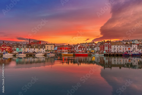 Fishing harbour in Weymouth, Dorset, UK. © pozdeevvs