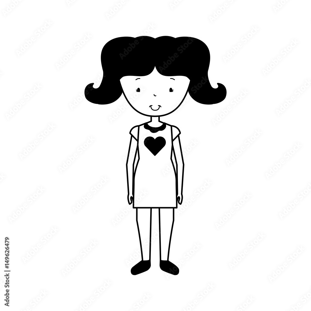cute little girl student vector illustration design cute little girl student vector illustration design