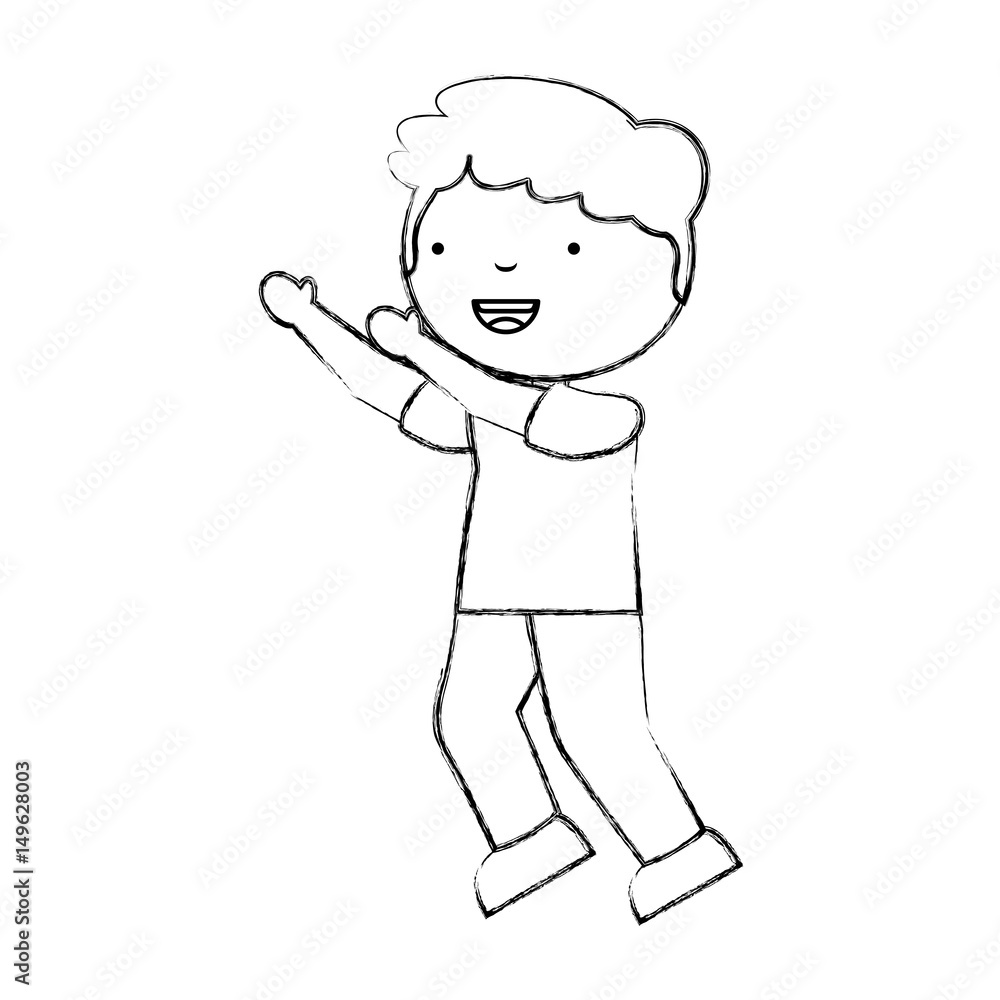 cute little boy character vector illustration design cute little boy character vector illustration design