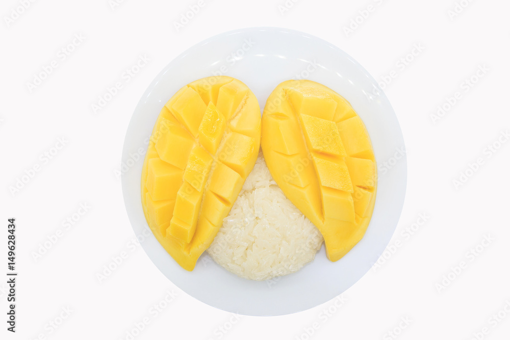 Mango on sticky rice  