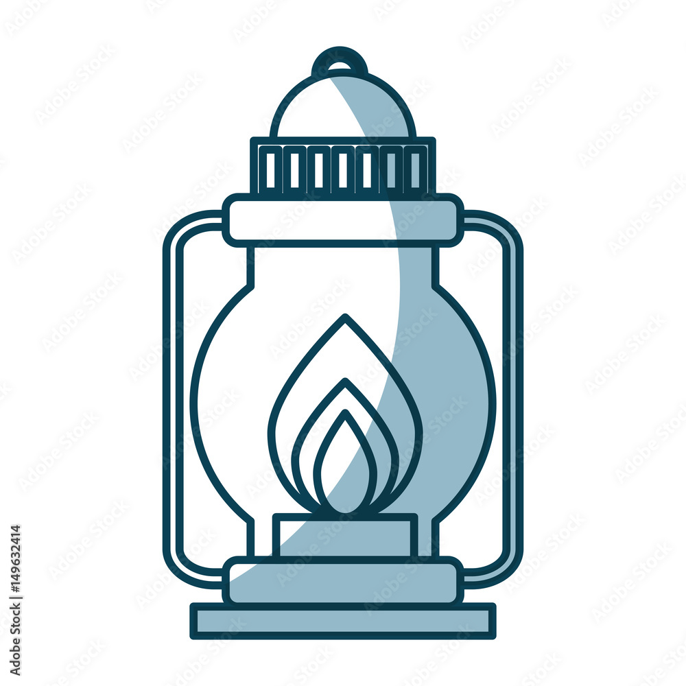 camping lantern isolated icon vector illustration design camping lantern isolated icon vector illustration design