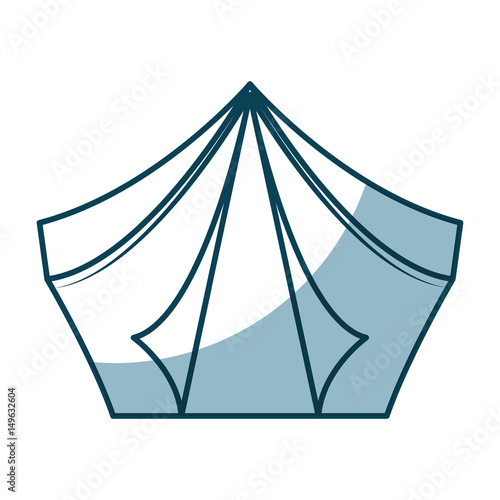 camping tent isolated icon vector illustration design