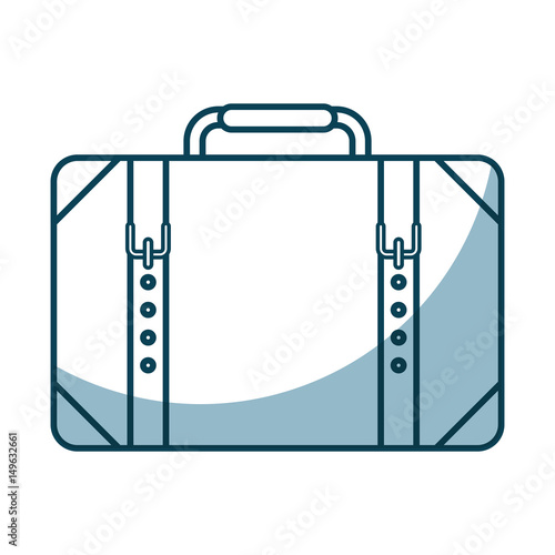 travel suitcase isolated icon vector illustration design