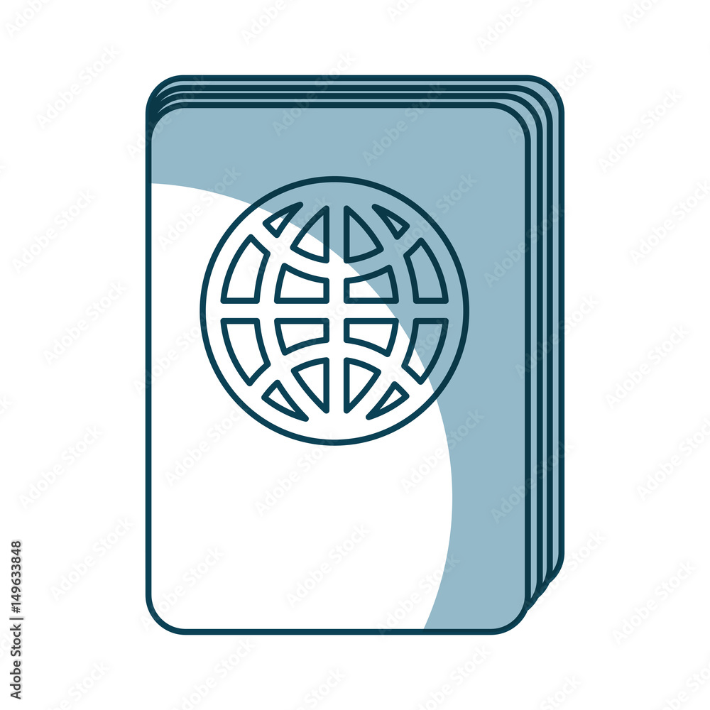 passport document isolated icon vector illustration design passport document isolated icon vector illustration design