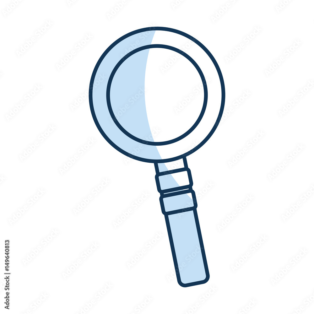 magnifying glass isolated icon vector illustration design