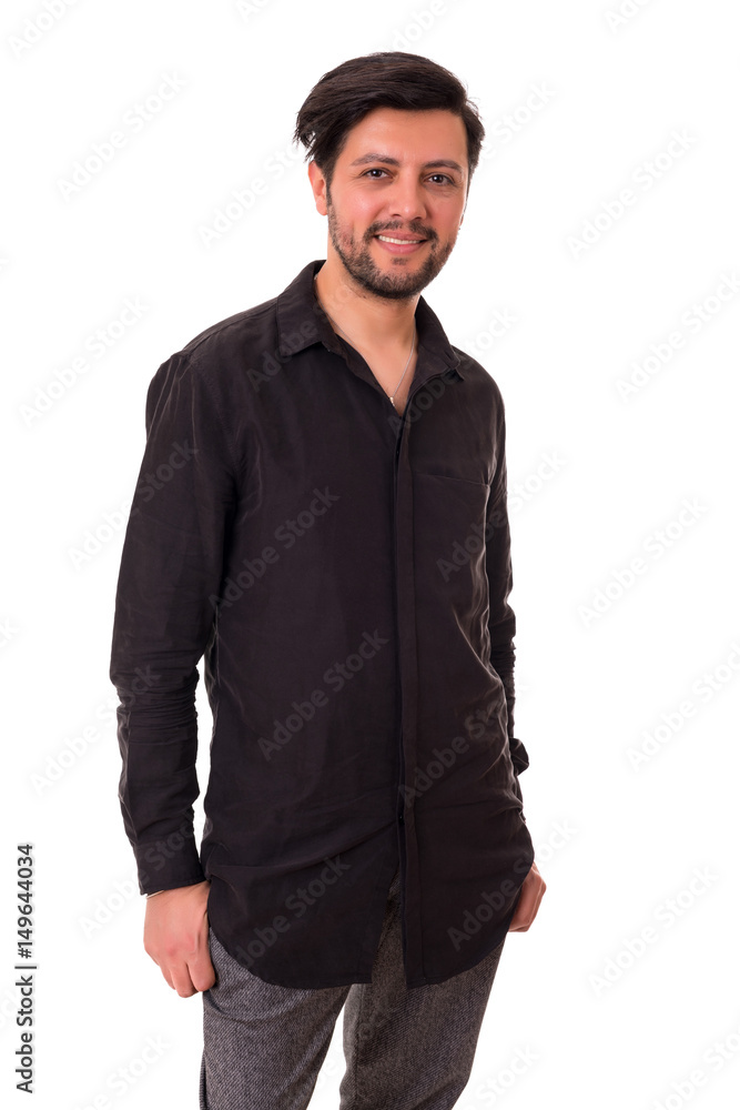 Studio shot of a young man Studio shot of a young man