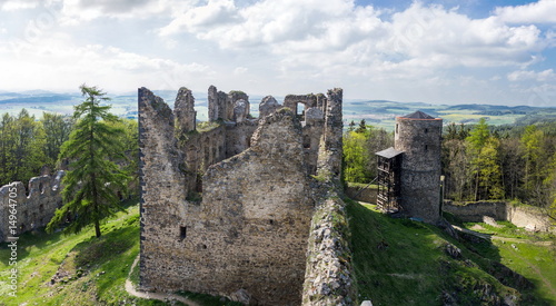 The ruins of the old castle Helfenburk