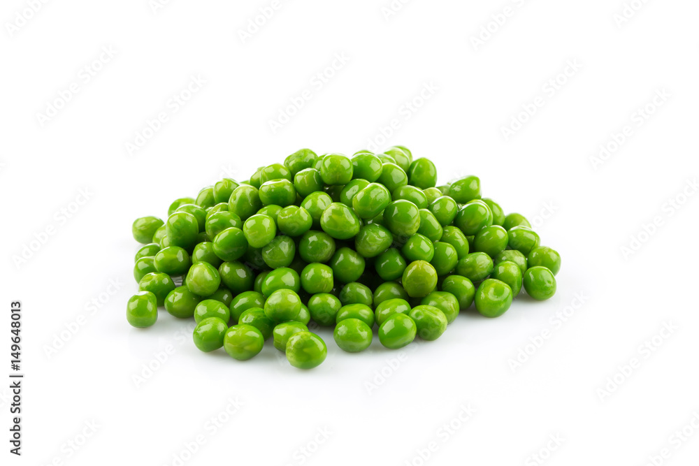 Pile of green wet pea Pile of green wet pea
