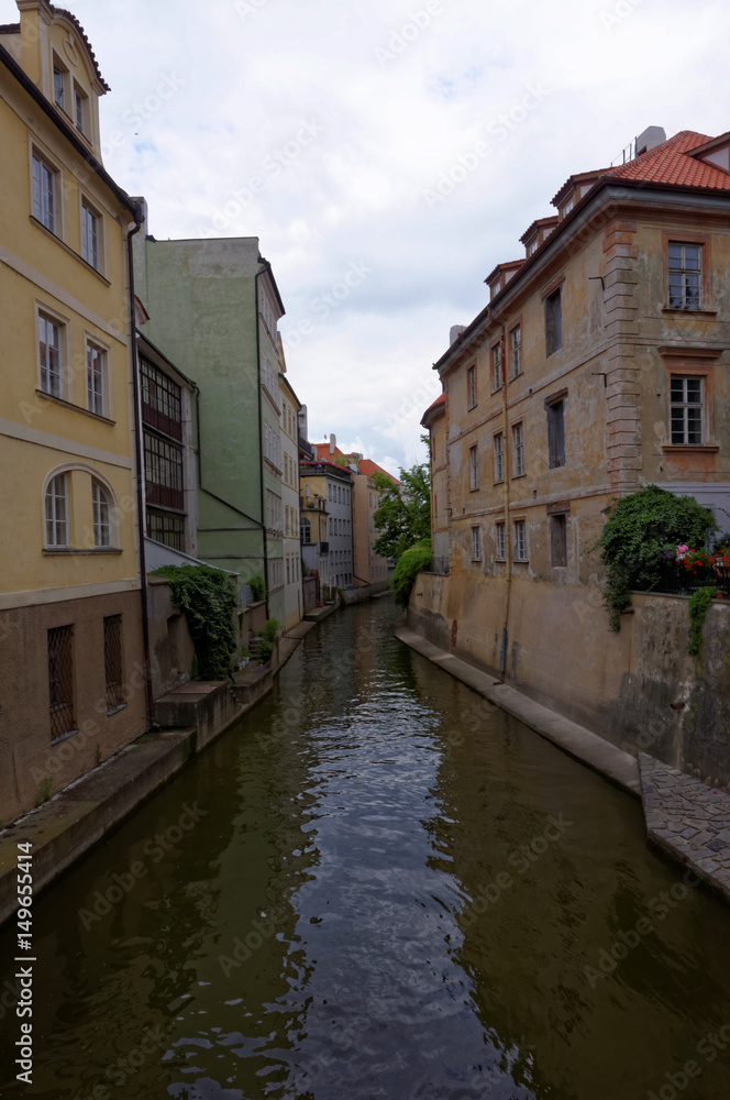 Small canal between the buildings
