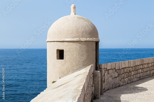 Look out tower on Dubrovnik's city walls