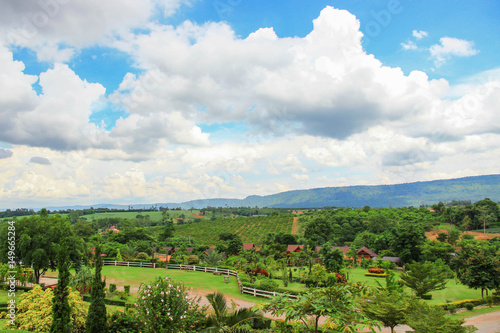 Beautiful view in resort, Thailand.