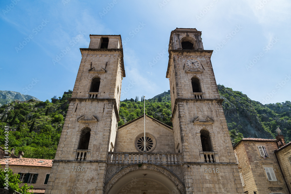 The lopsided Kotor Cathedral