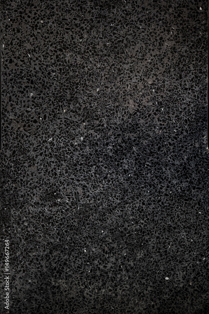 Fototapeta premium Modern black stone floor close up background.