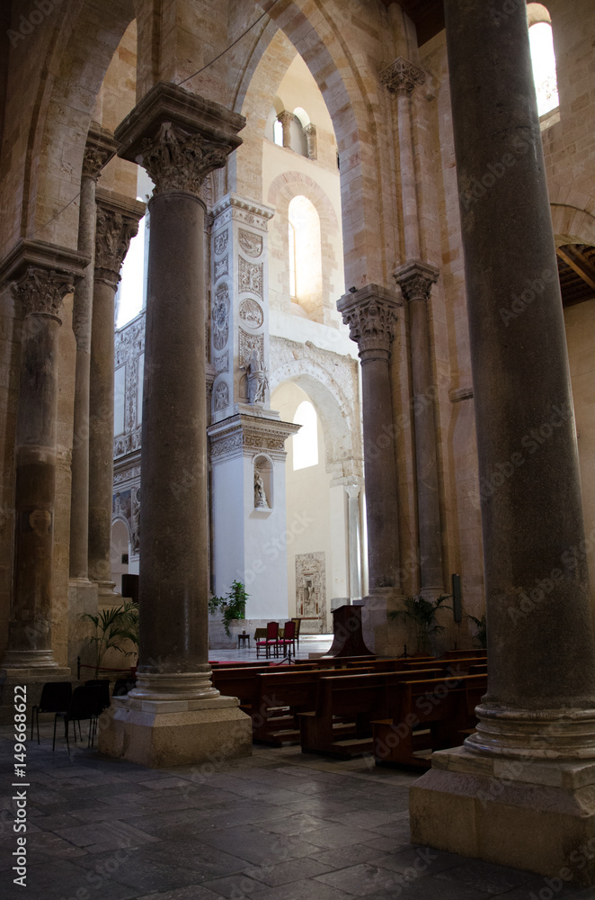 13th century Cefalu Cathedral in Cefalu, Sicily 