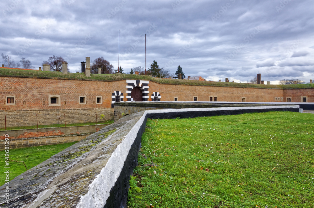 Fresh looking grass near the fort