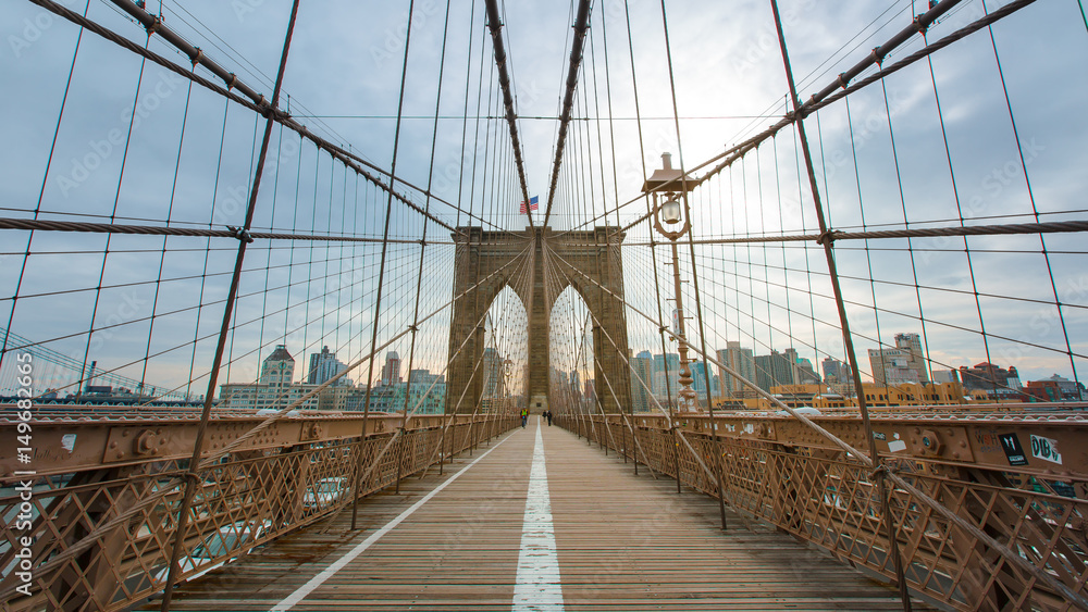 Fototapeta premium Brooklyn Bridge - Nowy Jork (Manhattan)