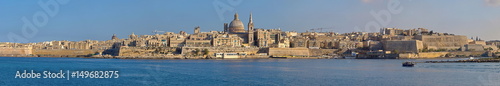 Panorama von Valletta auf Malta, gesehen von Sliema