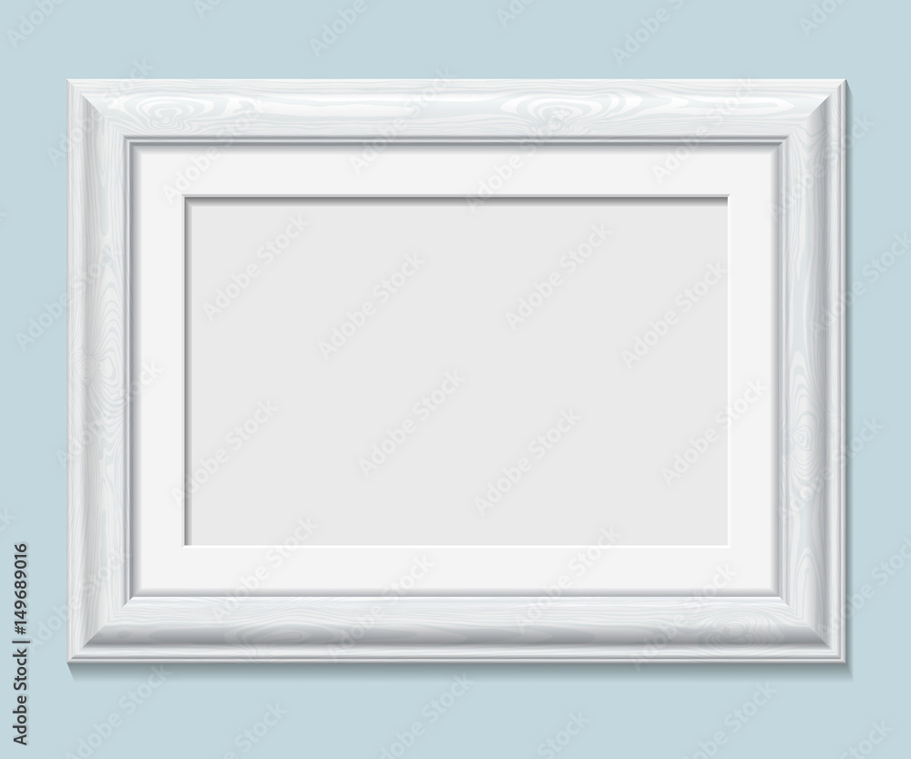Horizontal rectangular white frame a4, vector Horizontal rectangular white frame a4, vector