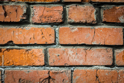 An old brick wall. Obstacles and misunderstandings.