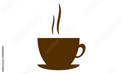 Kaffeetasse Icon Silhouette