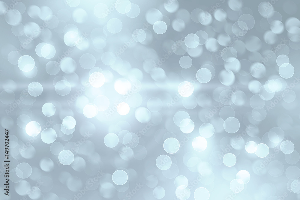 Abstract silver bokeh background Abstract silver bokeh background