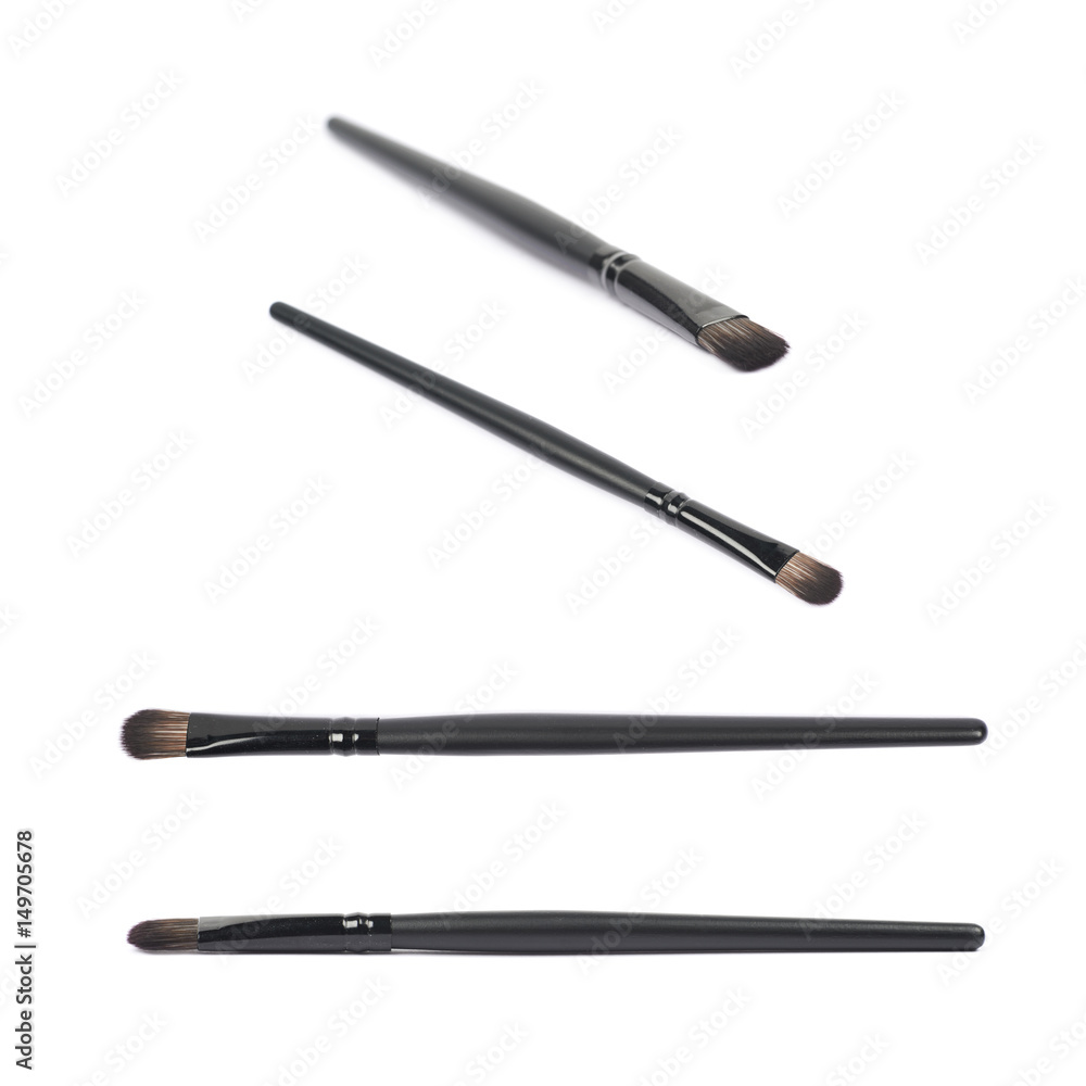 Blending makeup brush isolated Blending makeup brush isolated
