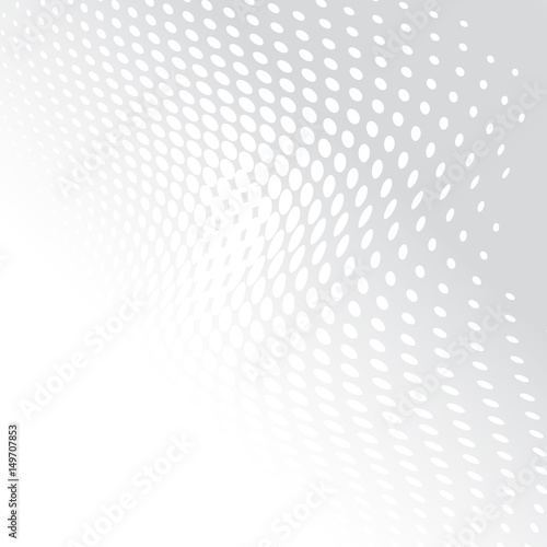 Grey and white halftone background