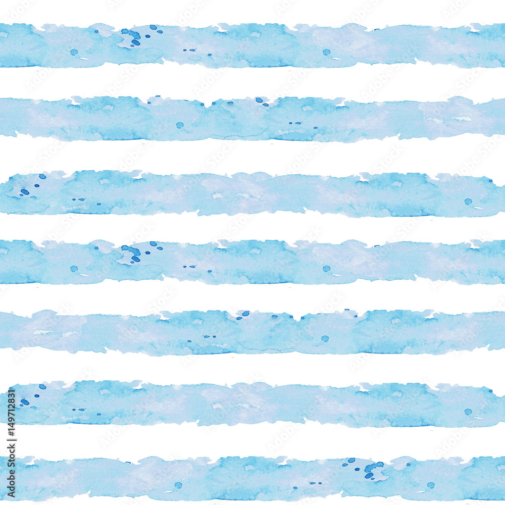 Stripes. Watercolor seamless pattern. Stripes. Watercolor seamless pattern.