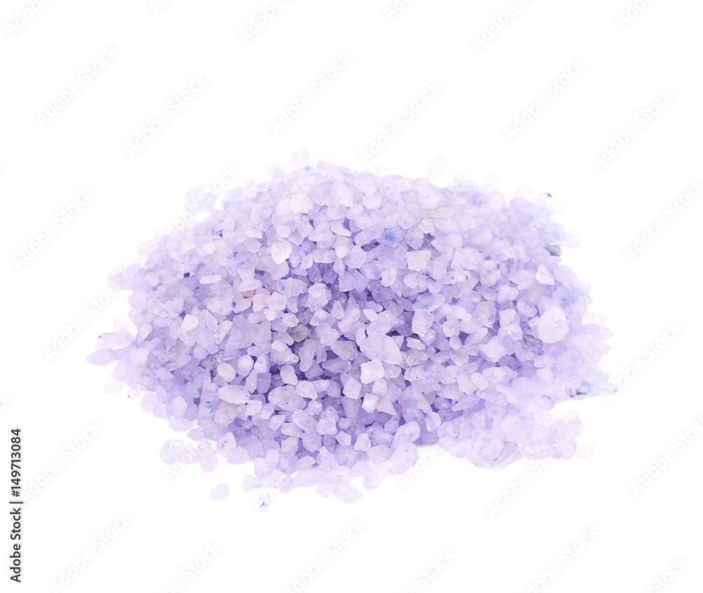 Obraz premium Pile of salt crystals isolated