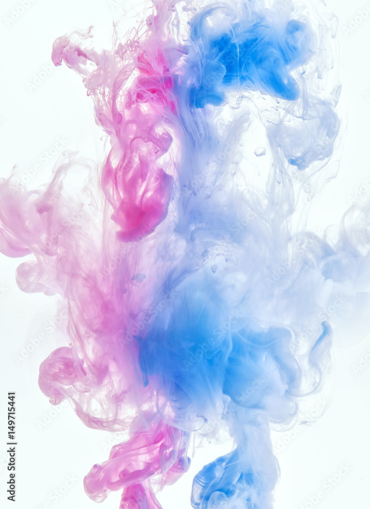 Ink cloud in the water. Conceptual background Ink cloud in the water. Conceptual background