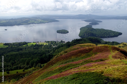 Ausblick von Berg in den schottischen Highlands