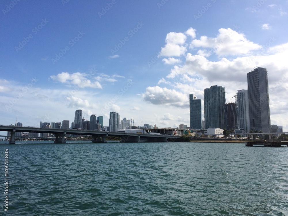 Miami city skyline