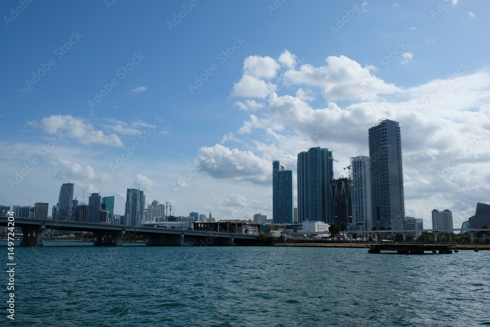 Miami city skyline