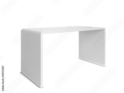 White modern table