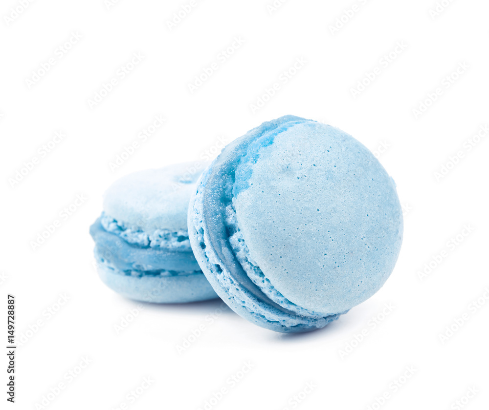 Two macaron cookies isolated Two macaron cookies isolated