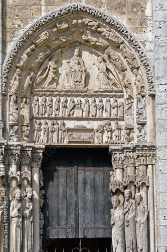 portail ouest cathédrale de Chartres photo