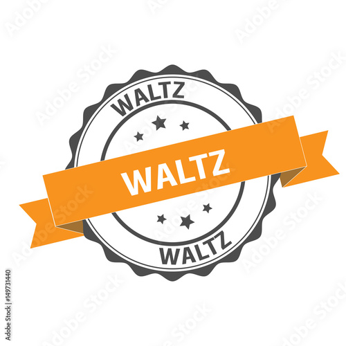 Waltz stamp illustration