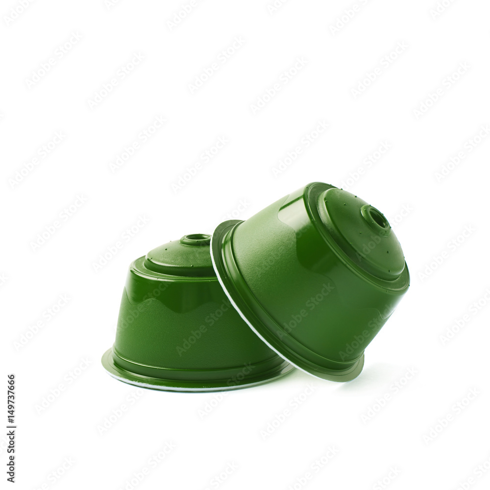 Fototapeta premium Coffee machine capsule isolated