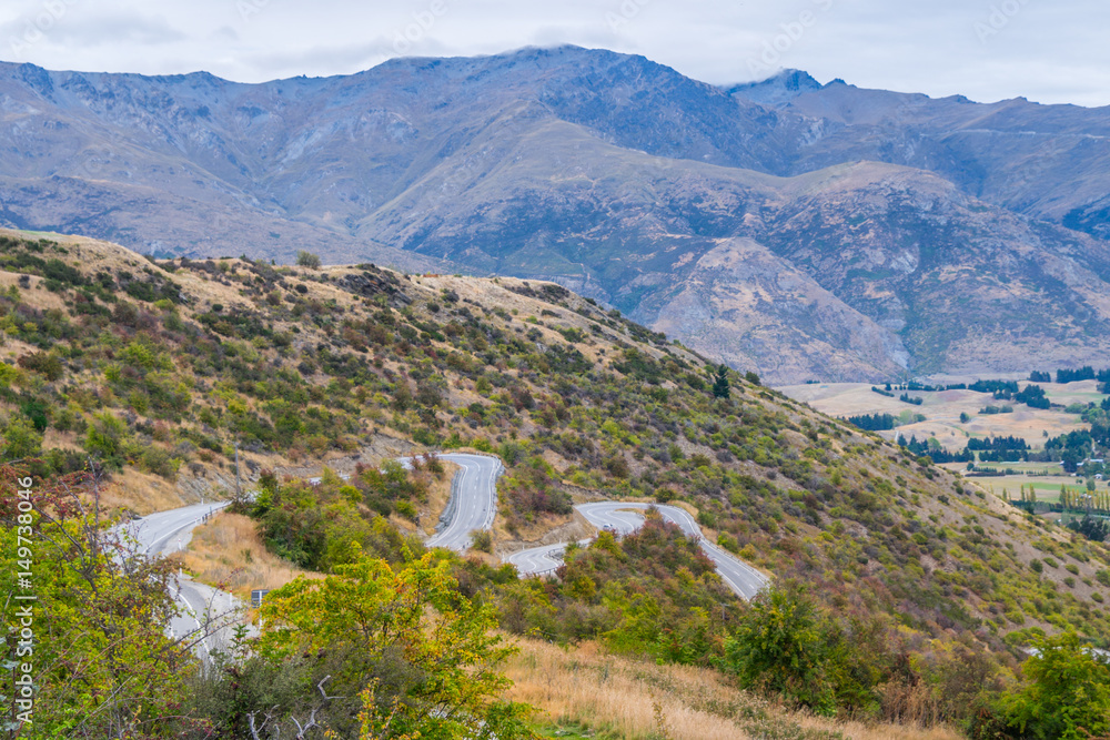 Scenic Lookout in Arrow Junction, New Zealand Scenic Lookout in Arrow Junction, New Zealand
