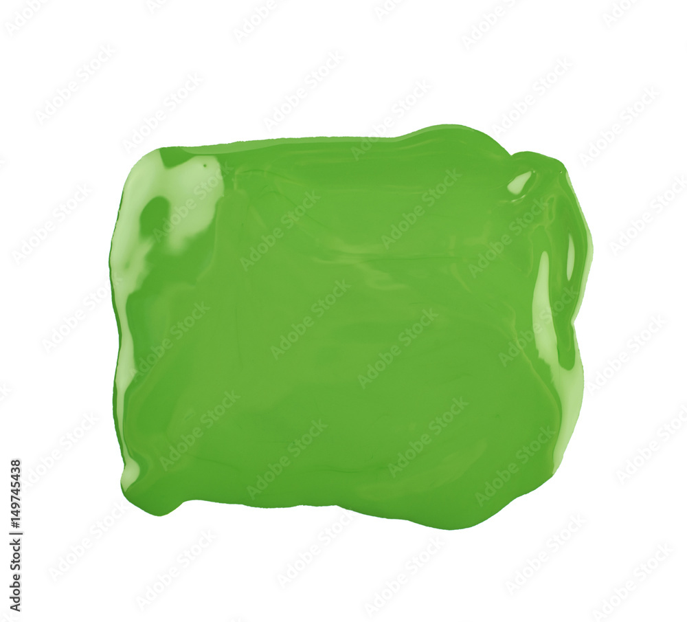 Smudged splash of paint isolated Smudged splash of paint isolated