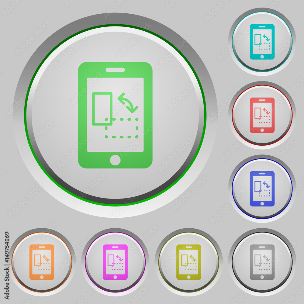 Mobile gyrosensor push buttons Mobile gyrosensor push buttons