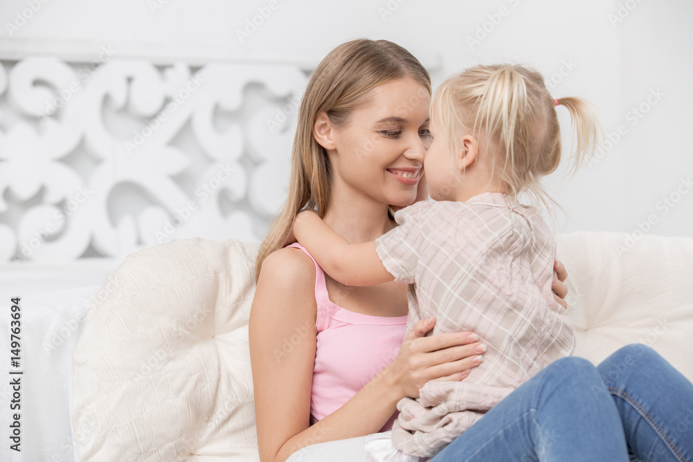 Mother and Child Parenting Motherhood Love Care Concept