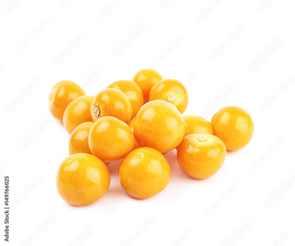 Pile of multiple physalis fruits Pile of multiple physalis fruits