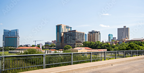 Φωτογραφία fort worth texas city skyline and downtown