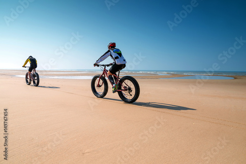 fat bike sur la plage