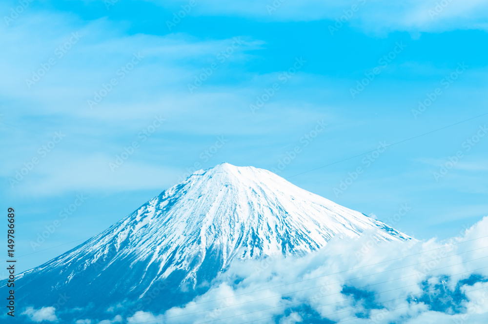 Fuji mountain in Japan.background
